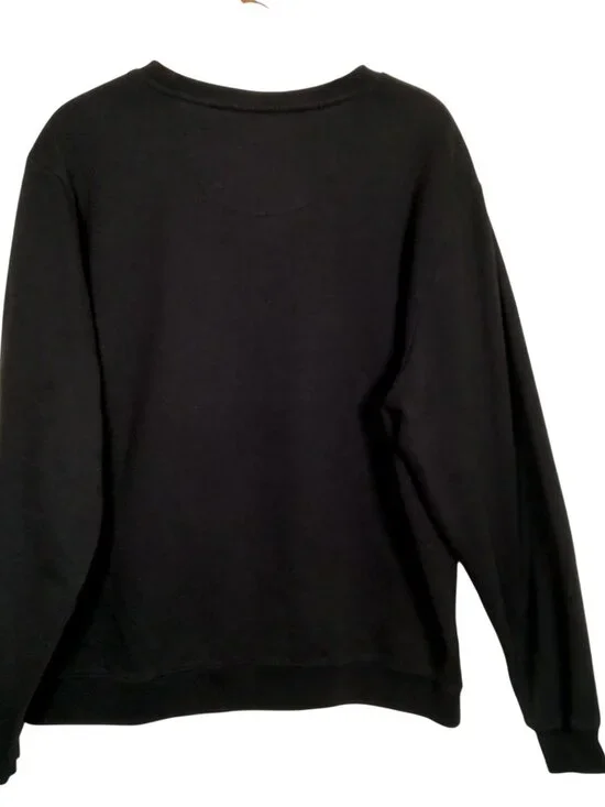 The Rolling Stones Sweatshirt Large Black Rock N Roll Band Tongue And Lips - Picture 3 of 9